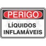 Perigo líquidos inflamáveis